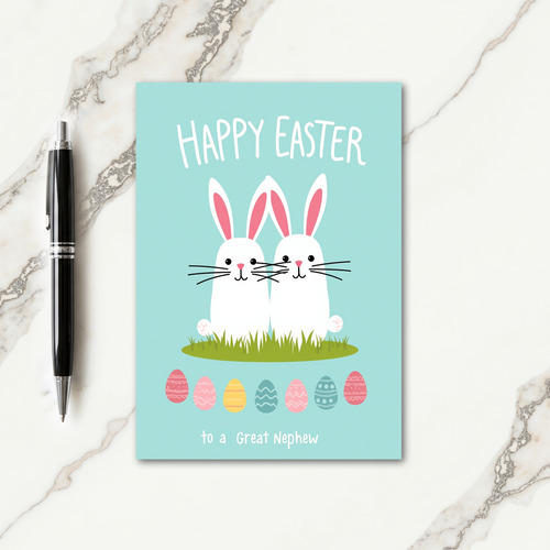 Spring Bunnies Greeting Card