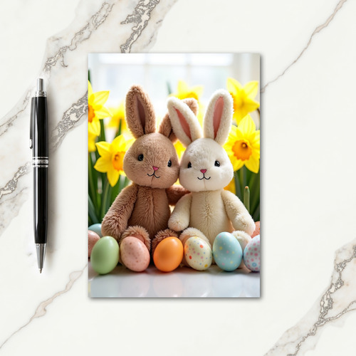 Spring Bunny Friends Greeting Card