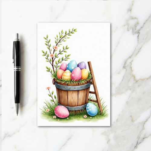 Spring Celebration Bucket Card