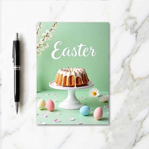 Spring Celebration Cake Card