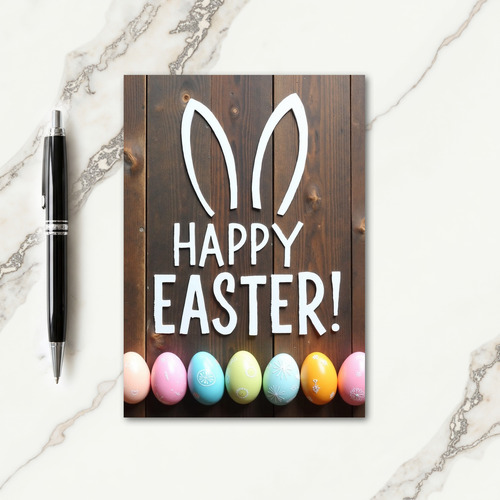 Spring Celebration Oval Pattern Card