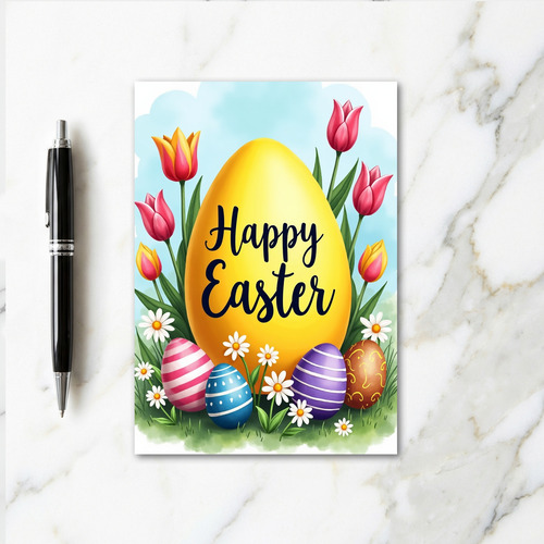 Spring Celebration Scene Card