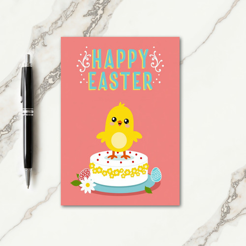 Spring Chick Cake Pattern Card
