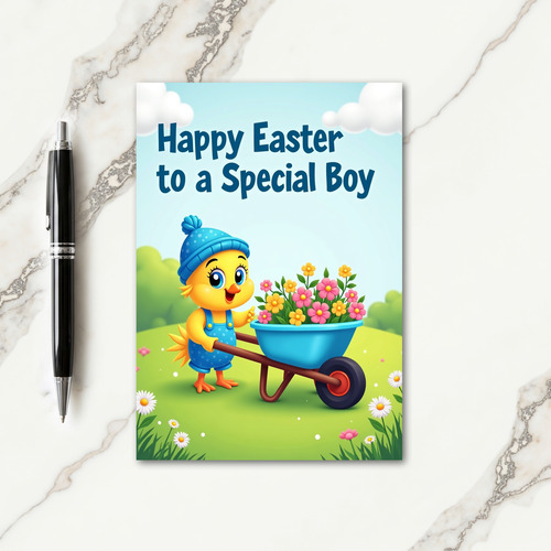 Spring Chick Greeting Card