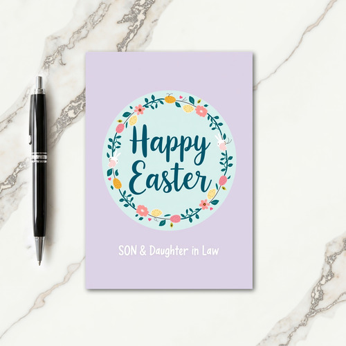 Spring Circle Wishes Card
