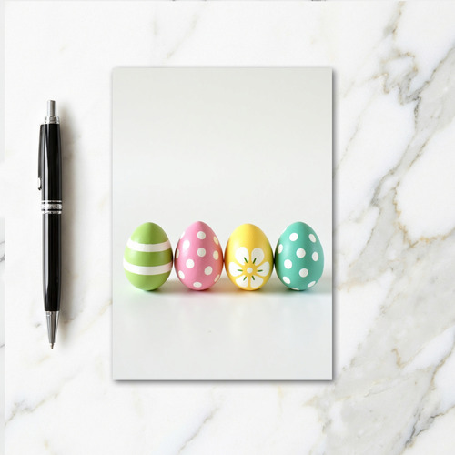 Spring Colors Egg Art Card