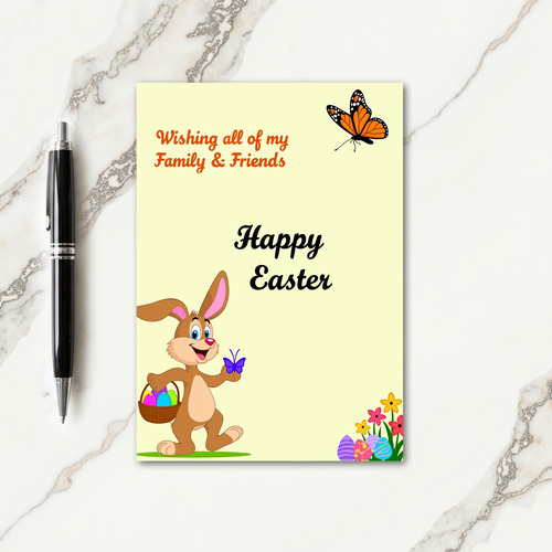 Spring Creature Kraft Paper Look Card