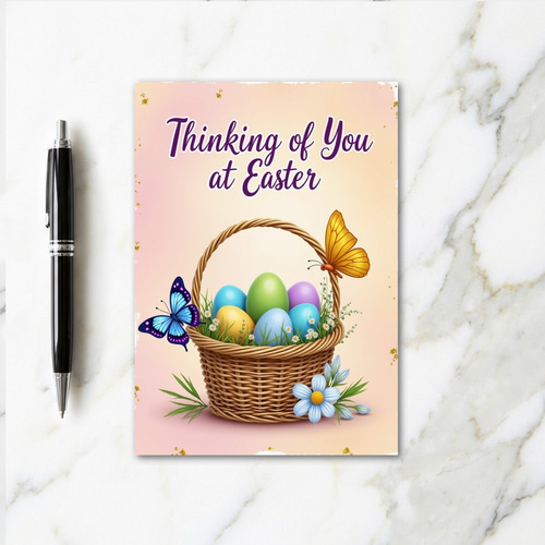 Spring Easter Thoughts For You Card