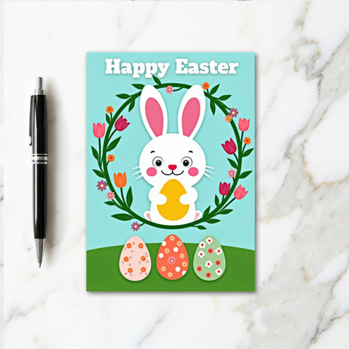 Spring Floral Pattern Card