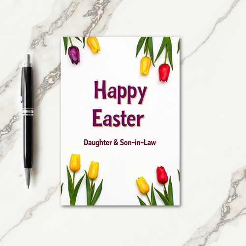 Spring Flower Easter Card