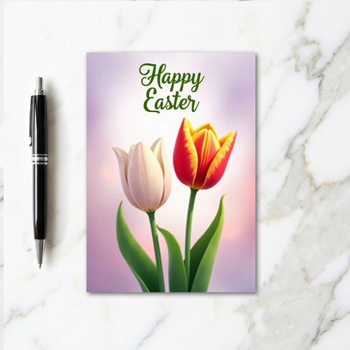 Spring Flower Easter Greeting Card