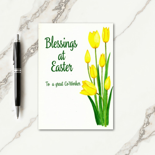 Spring Flower Festive Card