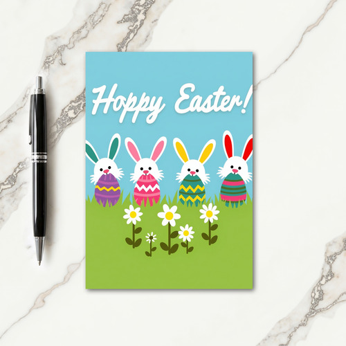 Spring Fun Faux Gold Foil Look Card