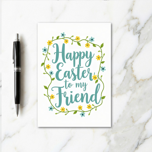 Spring Greetings Friend Card