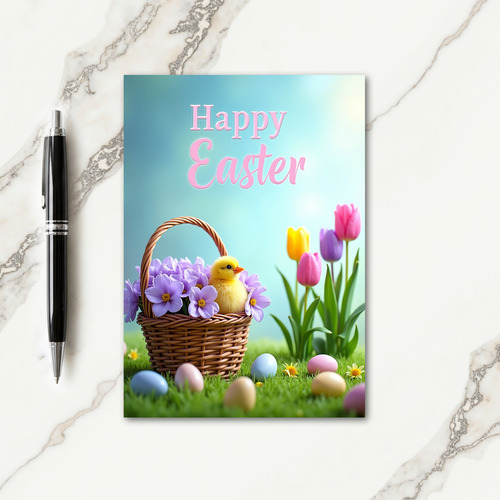 Spring Hatchling Easter Card
