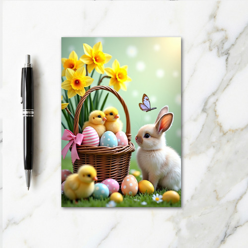 Spring Hatchlings Easter Card