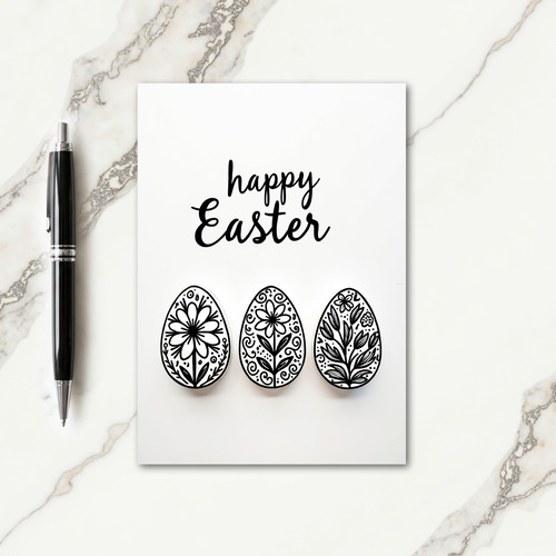 Spring Holiday Floral Art Card