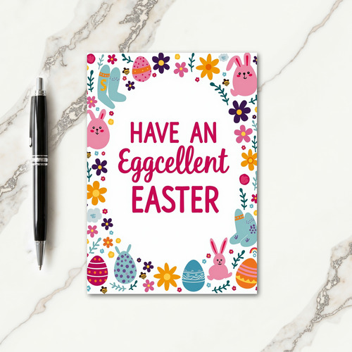 Spring Holiday Fun Greeting Card