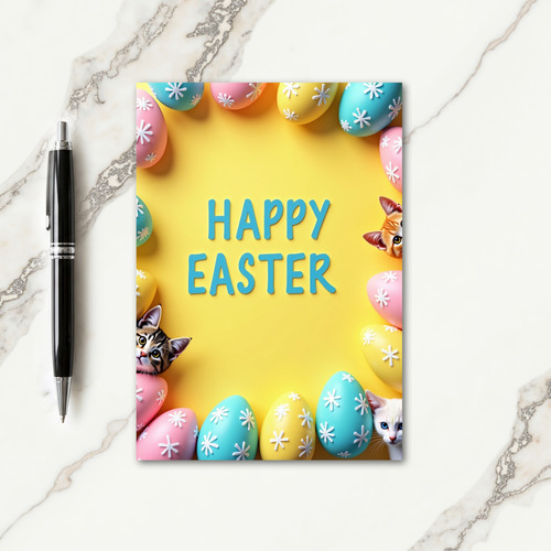 Spring Kittens Celebration Card