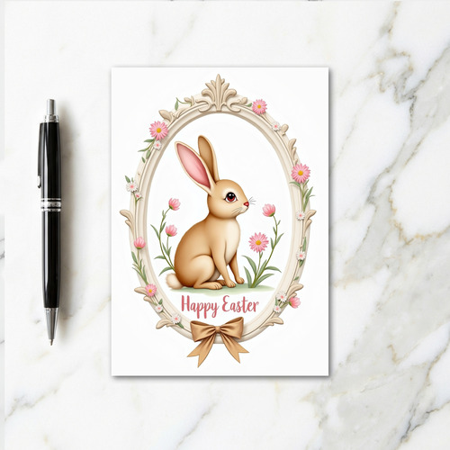 Spring Lagomorph Greeting Card
