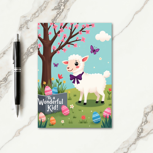 Spring Lamb Celebration Card