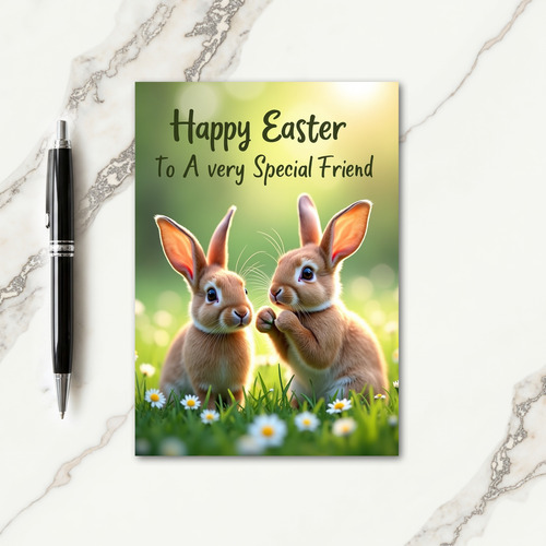 Spring Meadow Friend Card