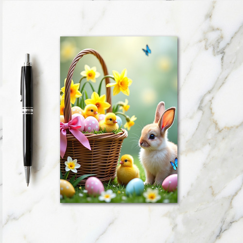 Spring Morning Animal Friends Card