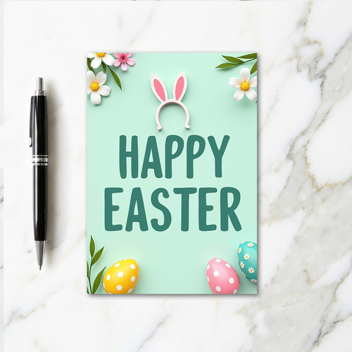 Spring Polka Dot Celebration Card