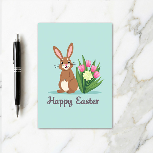Spring Rabbit Celebration Card