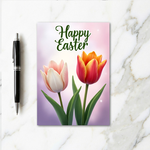 Spring Tulip Beauty Greeting Card