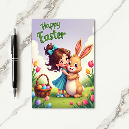 Spring Tulip Season Kids Card