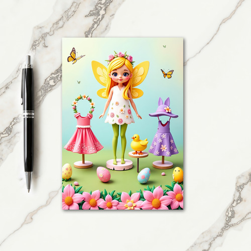 Springtime Angel Art Card
