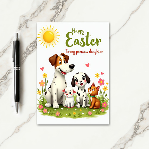 Springtime Animal Friends Card