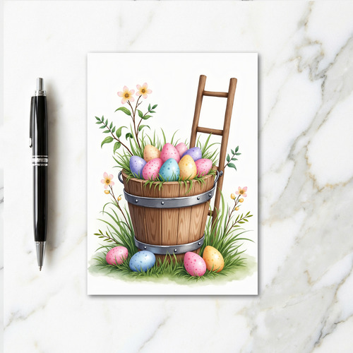Springtime Barrel Delight Card
