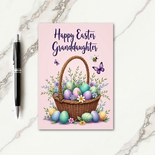 Springtime Basket Filled Card