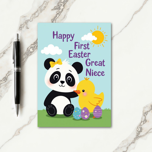 Springtime Bear Friend Celebration Card