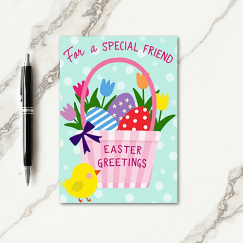 Springtime Easter Greetings Card