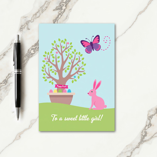 Springtime Faux Gold Foil Card