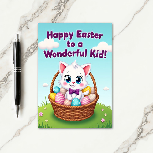 Springtime Feline Holiday Card