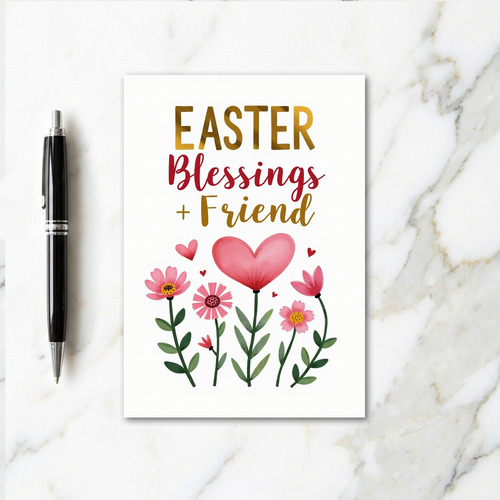 Springtime Floral Greeting Card