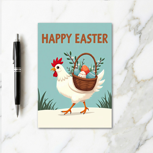 Springtime Fowl Delivery Card