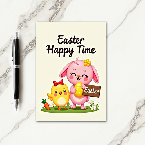 Springtime Friends Art Card