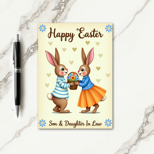 Springtime Friends Basket Card