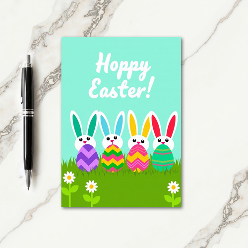 Springtime Friends Egg Hunt Card
