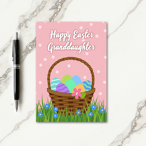 Springtime Greetings Basket Card