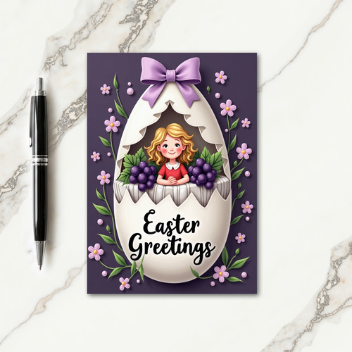 Springtime Greetings Inside Card