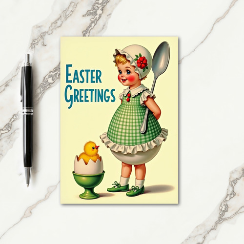 Springtime Joy Child Character Card