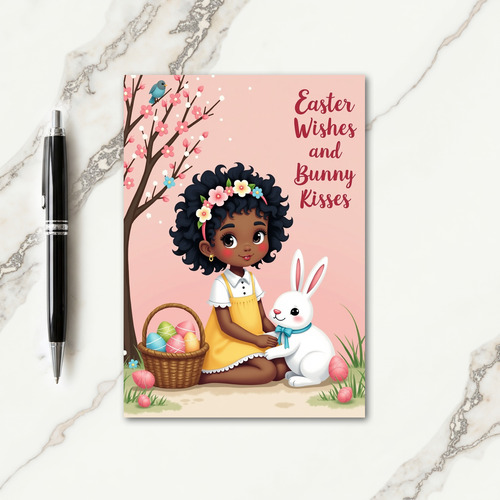 Springtime Joy Faux Gold Foil Card