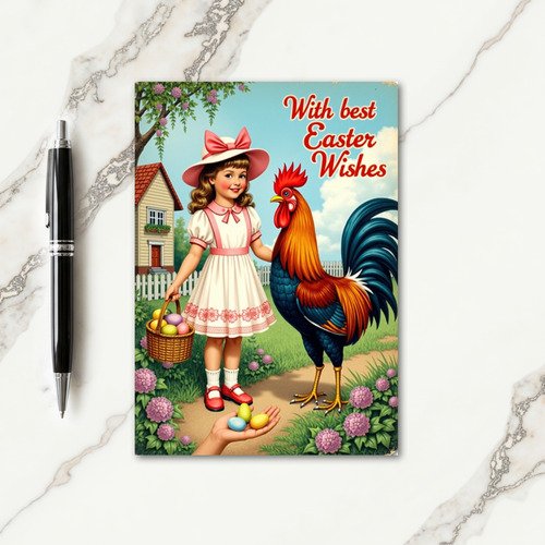 Springtime Joy Illustrated Card