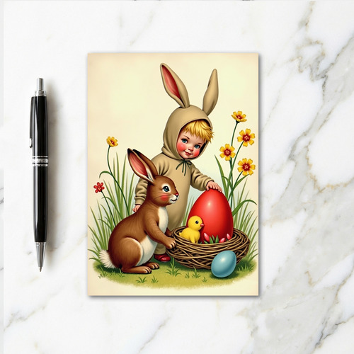 Springtime Joy Kid Card